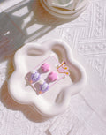 Adorable Clip-On Earrings for Toddler Girls – Air balloon & Clouds - I‘M GIFT