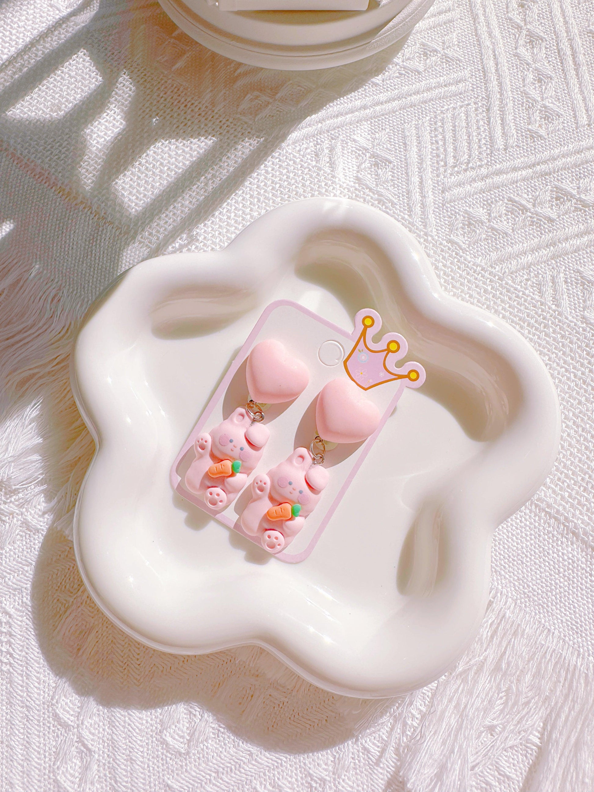 Bunny Clip-On Earrings for Little Girls – Perfect for Easter & Gift Giving - I‘M GIFT