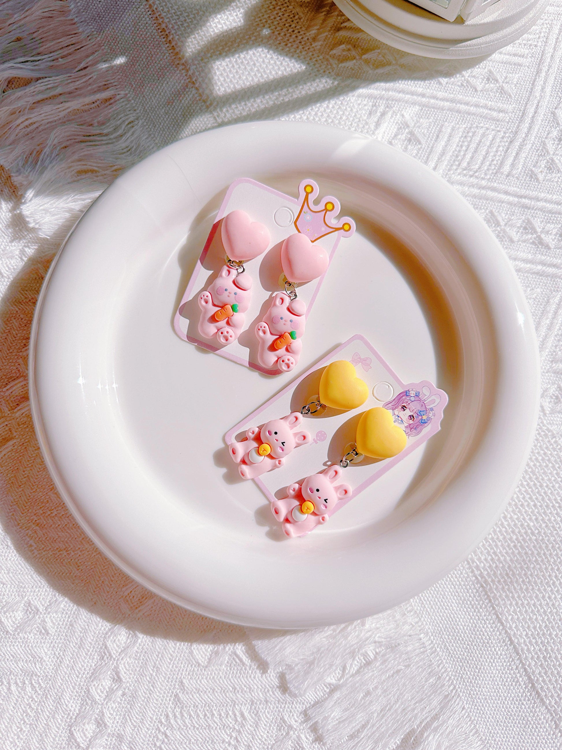 Bunny Clip-On Earrings for Little Girls – Perfect for Easter & Gift Giving - I‘M GIFT