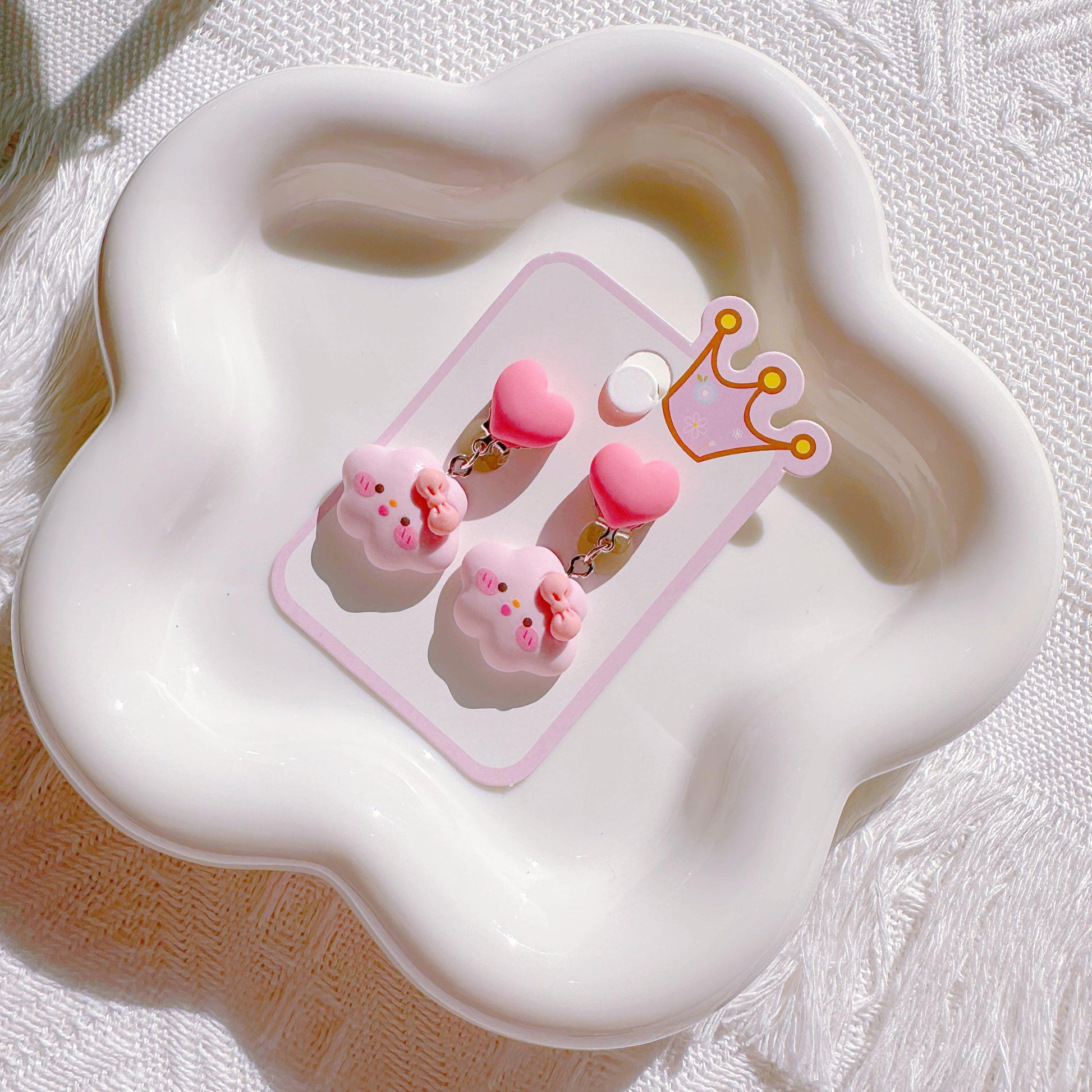 Adorable Star Rainbow & Baby Cloud Clip-On Earrings – No Piercing Needed! - I‘M GIFT