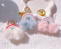 PomPom Rainbow Keychain – Fluffy Bag Charm | I'M GIFT - I‘M GIFT