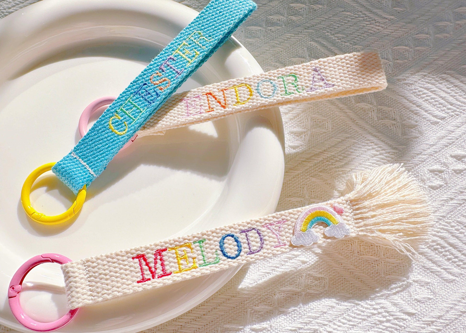 Personalized Kids Name Tag – Custom Embroidered Backpack & Bag Tag - I‘M GIFT