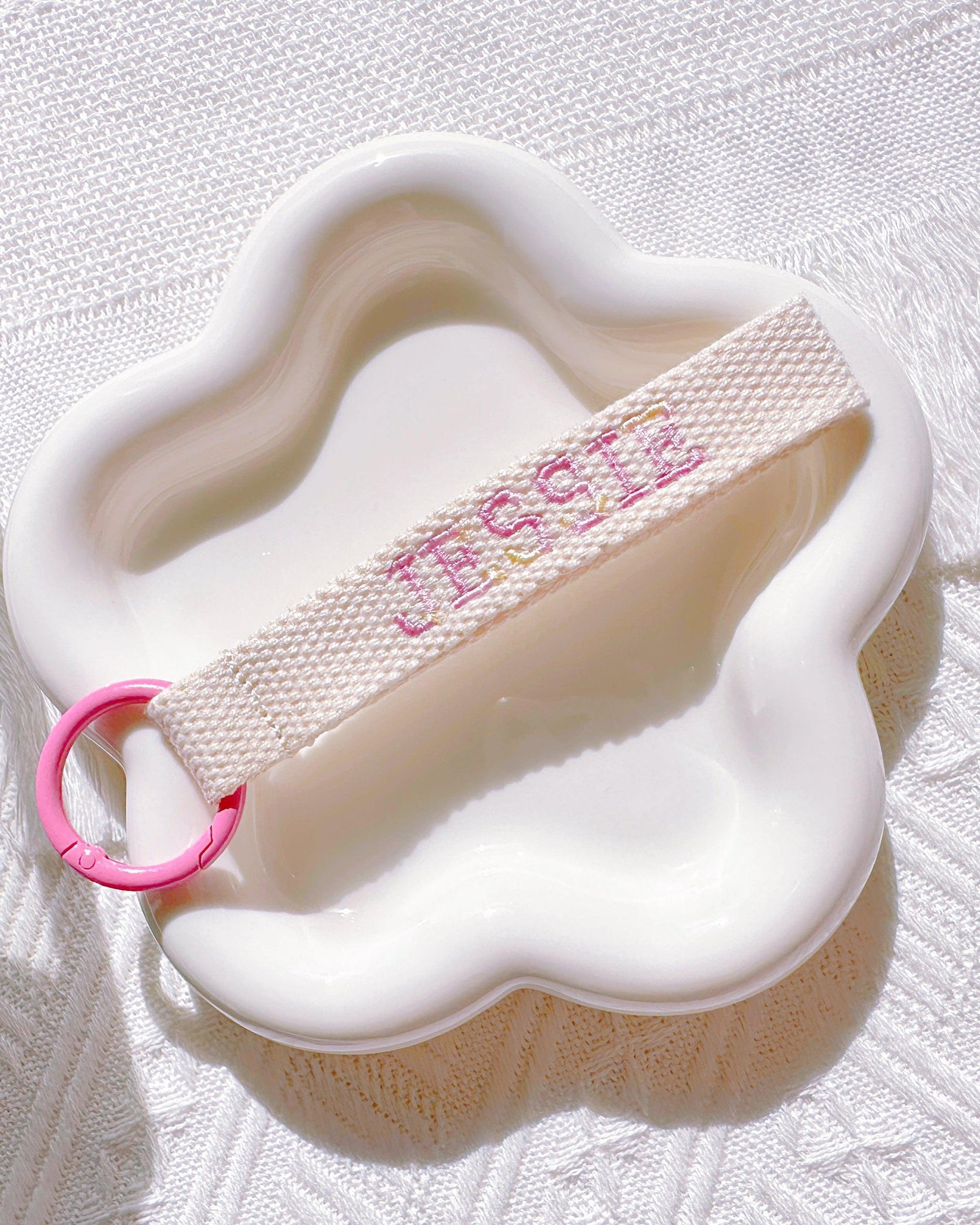 Personalized Pink & Purple Gradient Name Tag – Custom Bag & Key Tag - I‘M GIFT