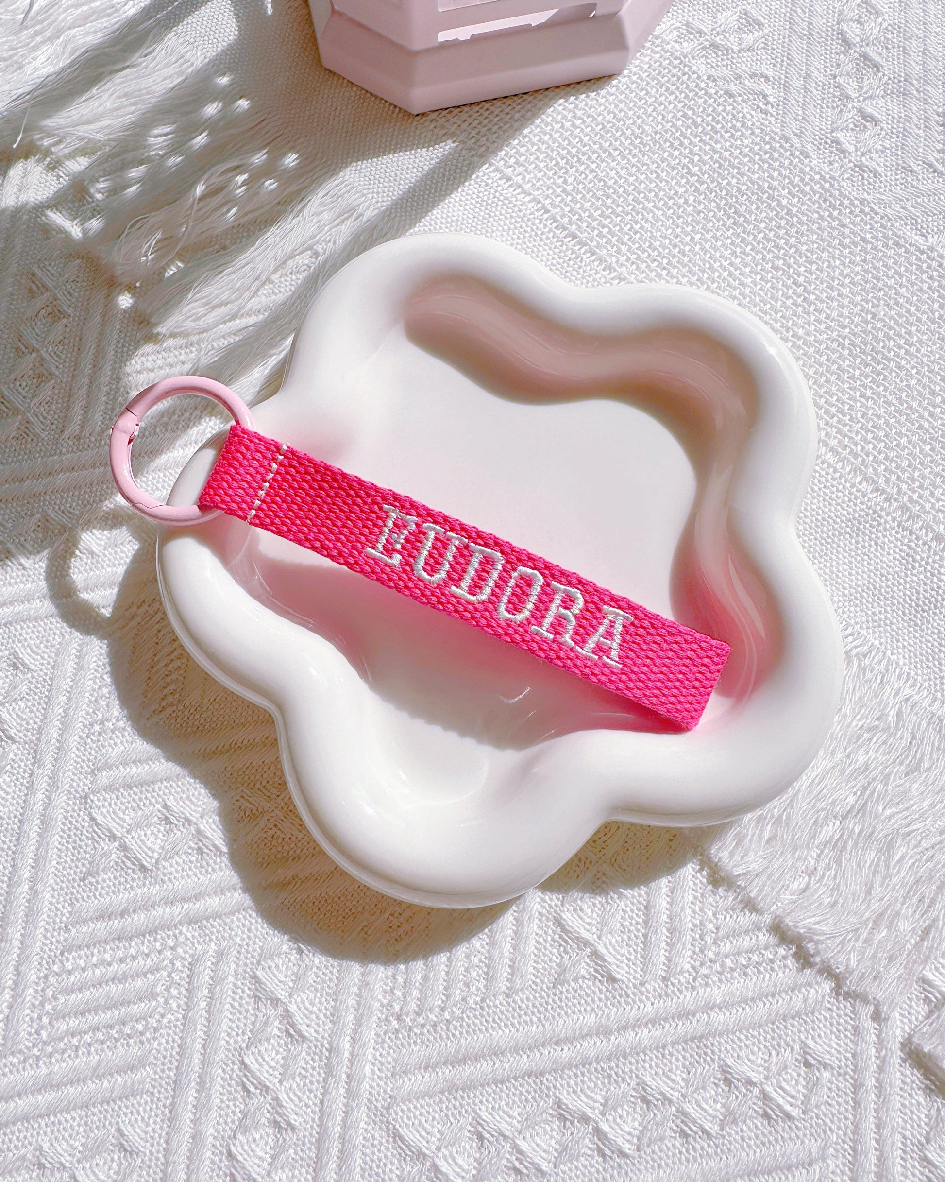 Personalized Pink & Purple Gradient Name Tag – Custom Bag & Key Tag - I‘M GIFT