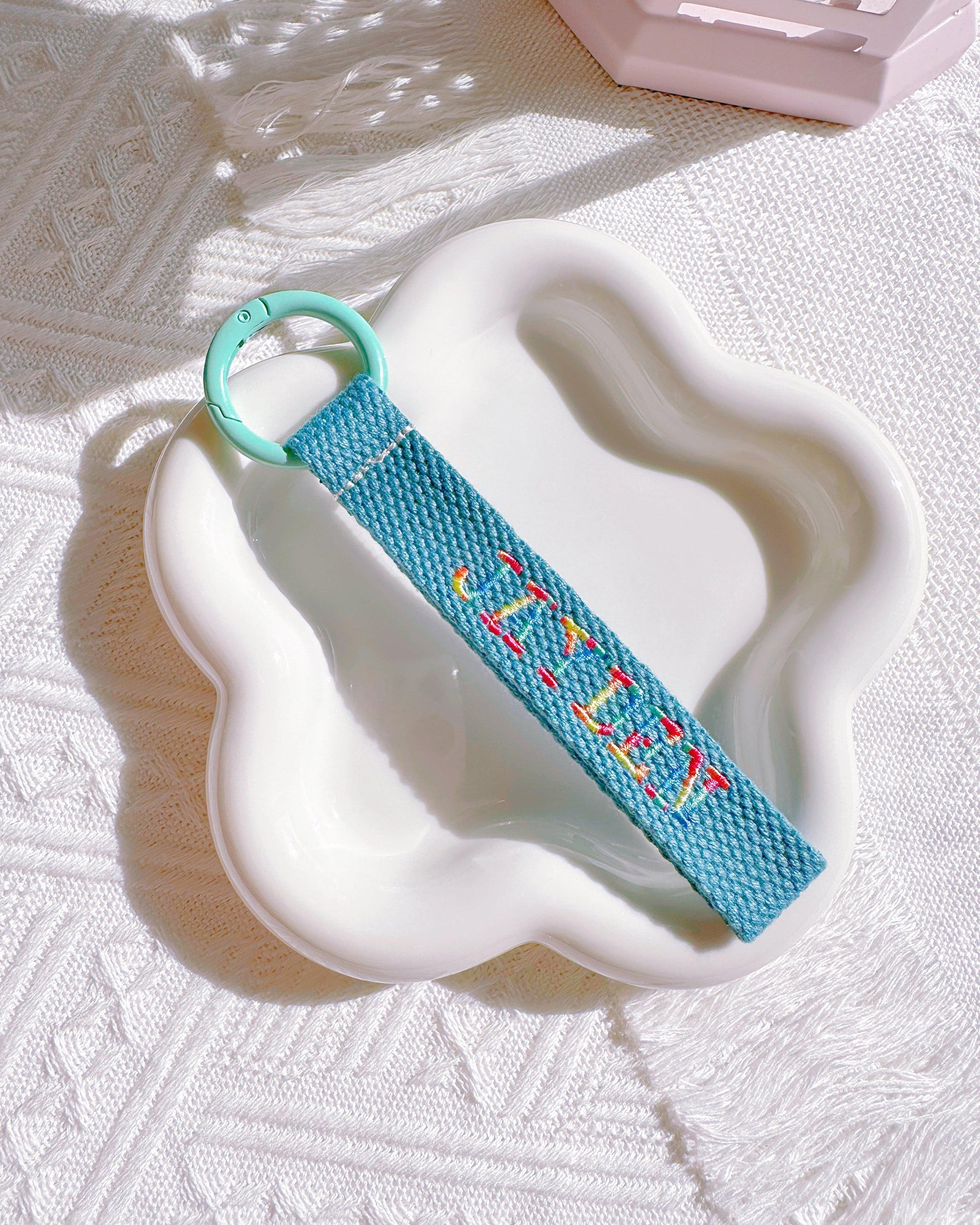 Custom Gradient Embroidered Name Tag – Personalized ID Tag - I‘M GIFT