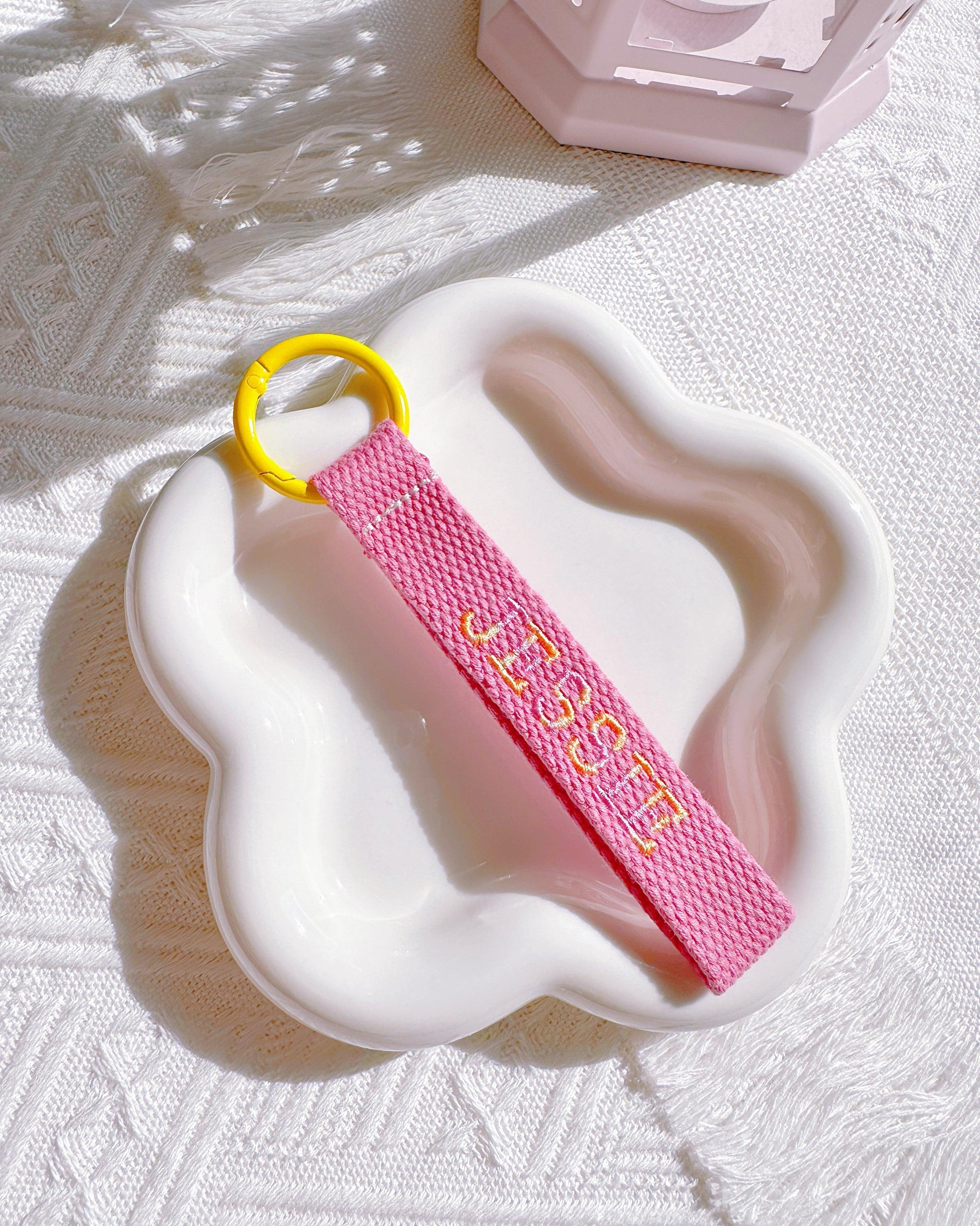 Personalized Pink & Purple Gradient Name Tag – Custom Bag & Key Tag - I‘M GIFT