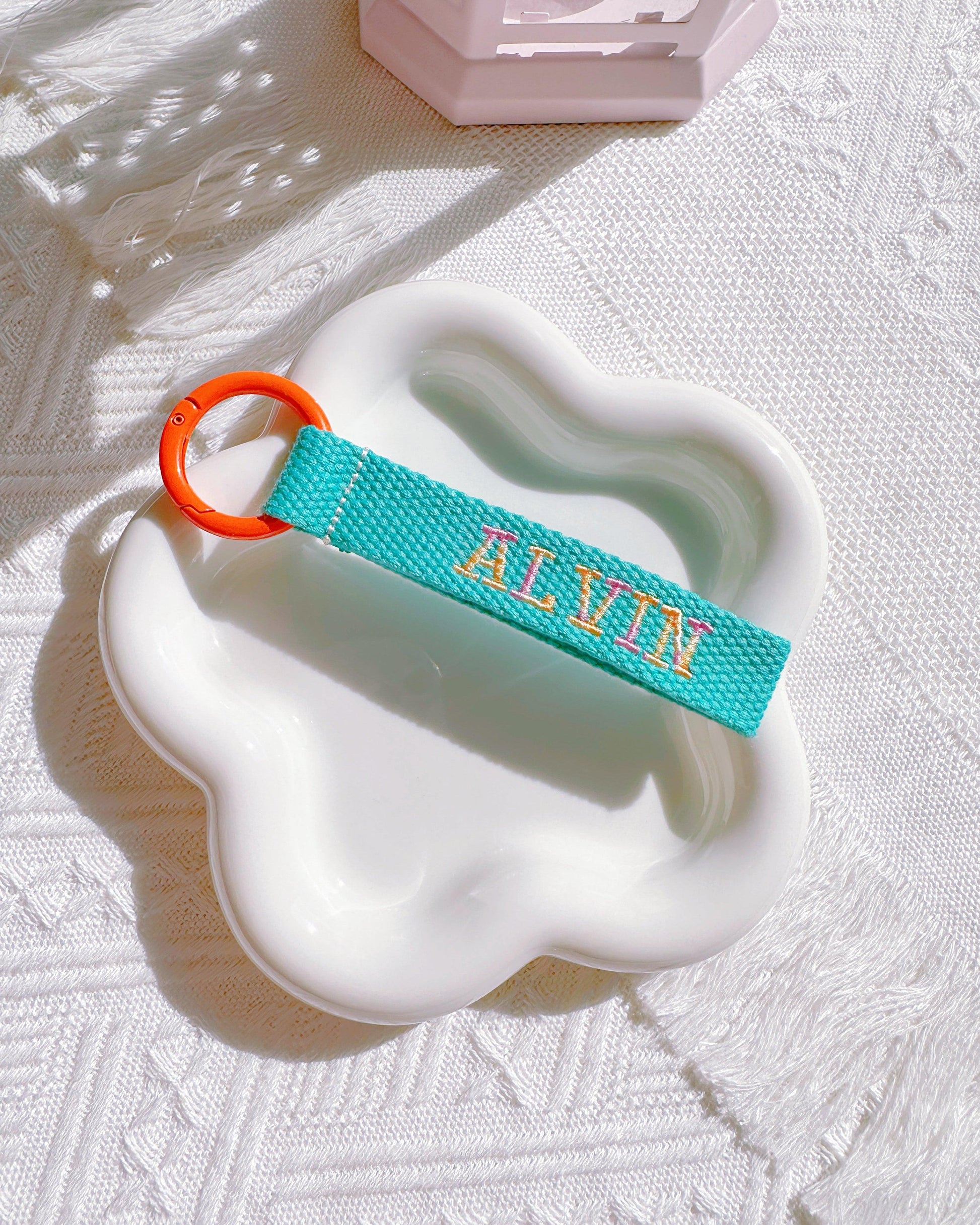 Custom Gradient Embroidered Name Tag – Personalized ID Tag - I‘M GIFT