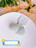 Set of 2 Fluffy Pom Pom Hair Ties for Toddler Girls - I‘M GIFT